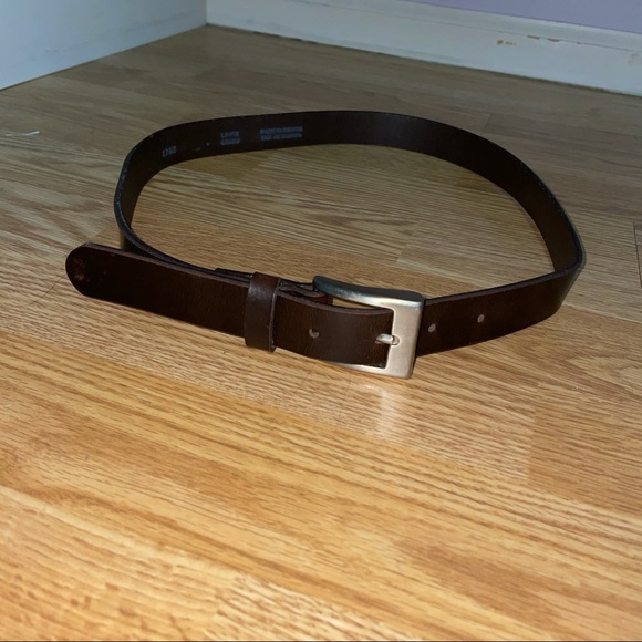 3/$30 brown leather belt large (38.5 inches) - Picture 3 of 7